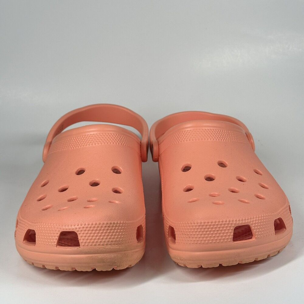 Crocs Mens Size 13 Papaya Classic Clog Mule Authentic Shoe Style 10001 - Picture 2 of 15